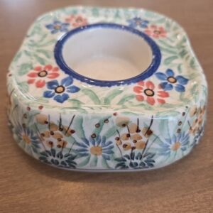 Polish Stoneware Votive Holder